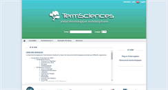 Desktop Screenshot of inserm.termsciences.fr